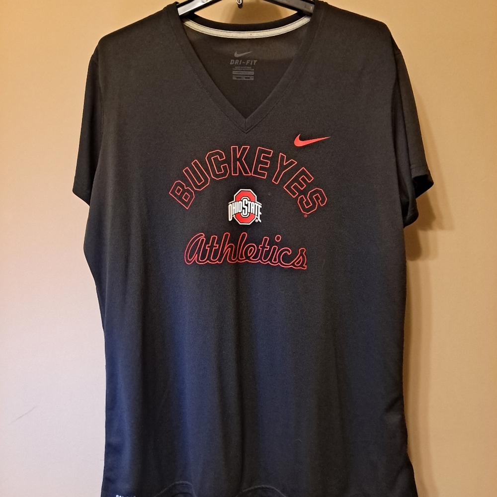 🏷 NIKE BUCKEYES V=NECK 🔥 SIZE XXL - Picture 5 of 7